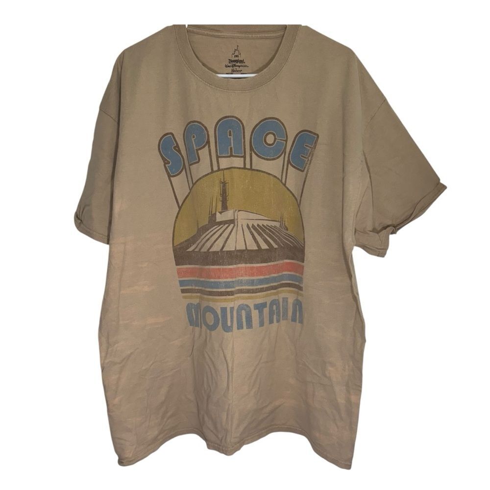 Space Mountain Retro Disney Parks Graphic Short Sleeve T-Shirt